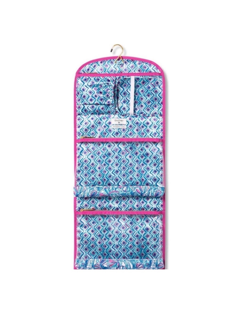 Lilly Pulitzer for Target Hanging Makeup Cosmetic Case / Travel Organizer